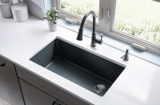 Quartz kitchen sinks by Maarko at Sai Sales quartz sink dealer Ahmednagar